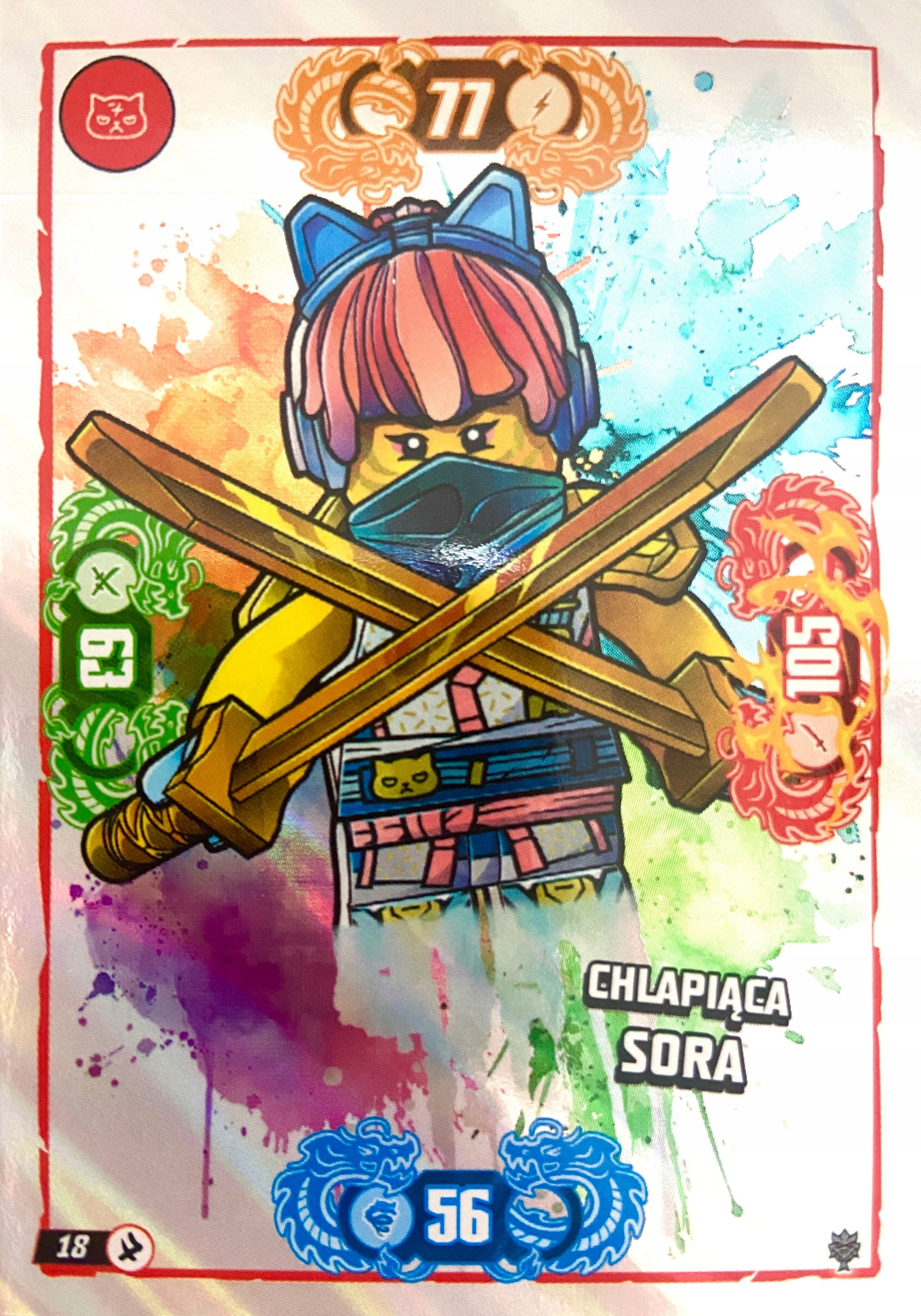 Lego Ninjago 2026 seria 11 Rzadka 18 Chlapiąca Sora