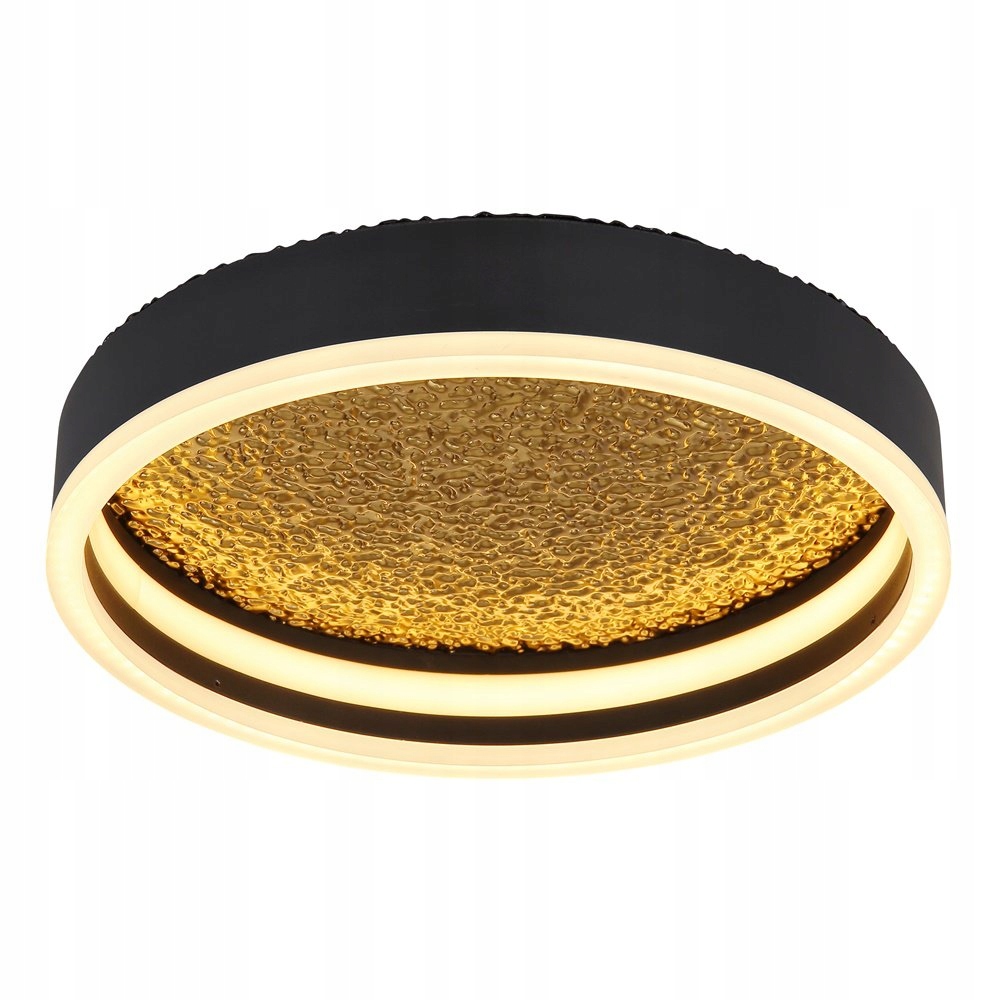 Antracitový okrúhly stropné svietidlo Hedi do spálne