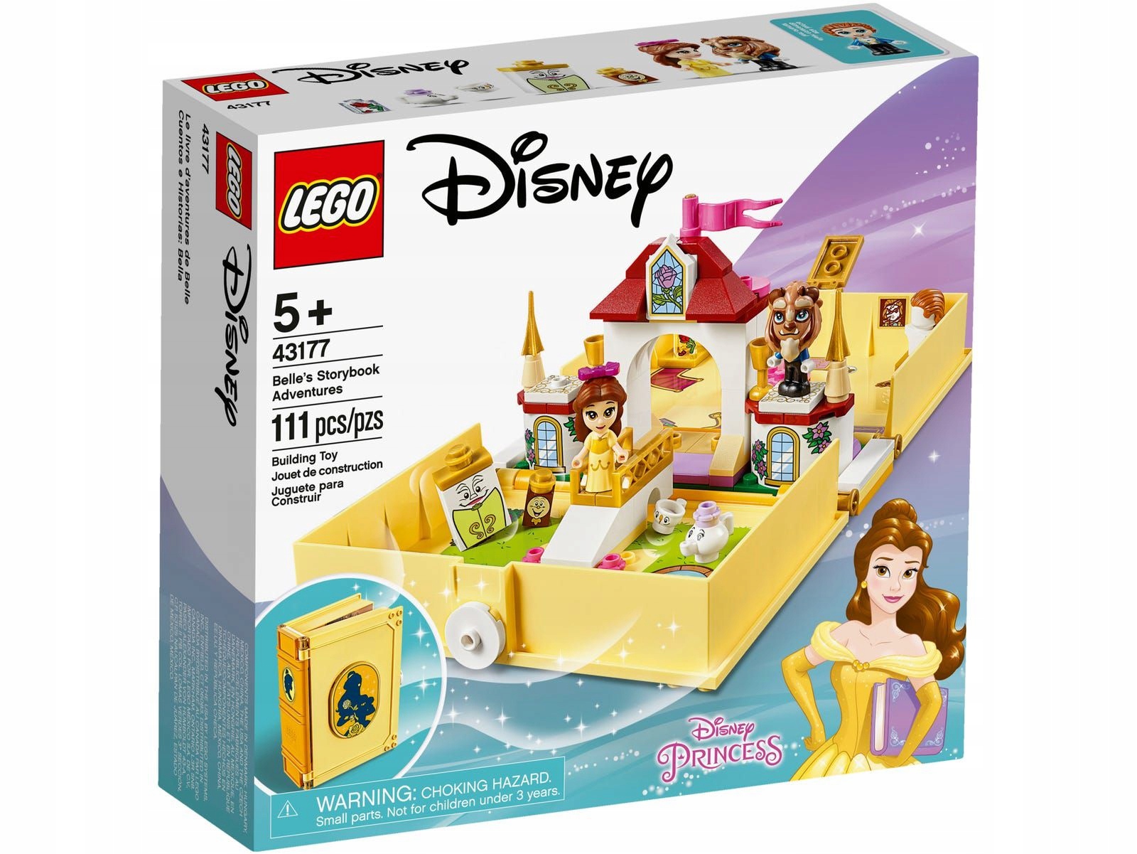 Lego 43177 Disney Książka z przygodami Belli