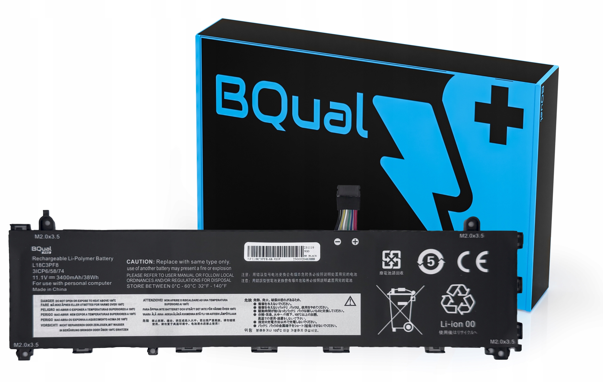 Baterie L18M3PFB L18M3PF8 L18C3PF8 L18L3PF7 Lenovo IdeaPad S340-13IML 3400