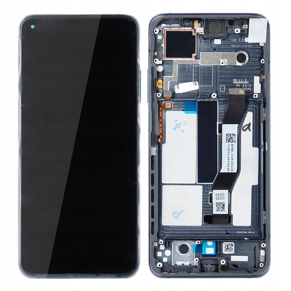 Org LCD displej Xiaomi Mi 10T (Pro) 5G Černý (black) S Rámečkem