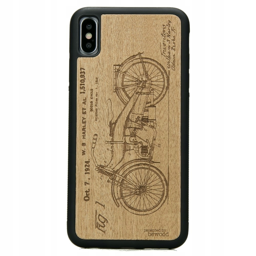Pouzdro Bewood pro iPhone Xs Max Harley Patent Aniegre