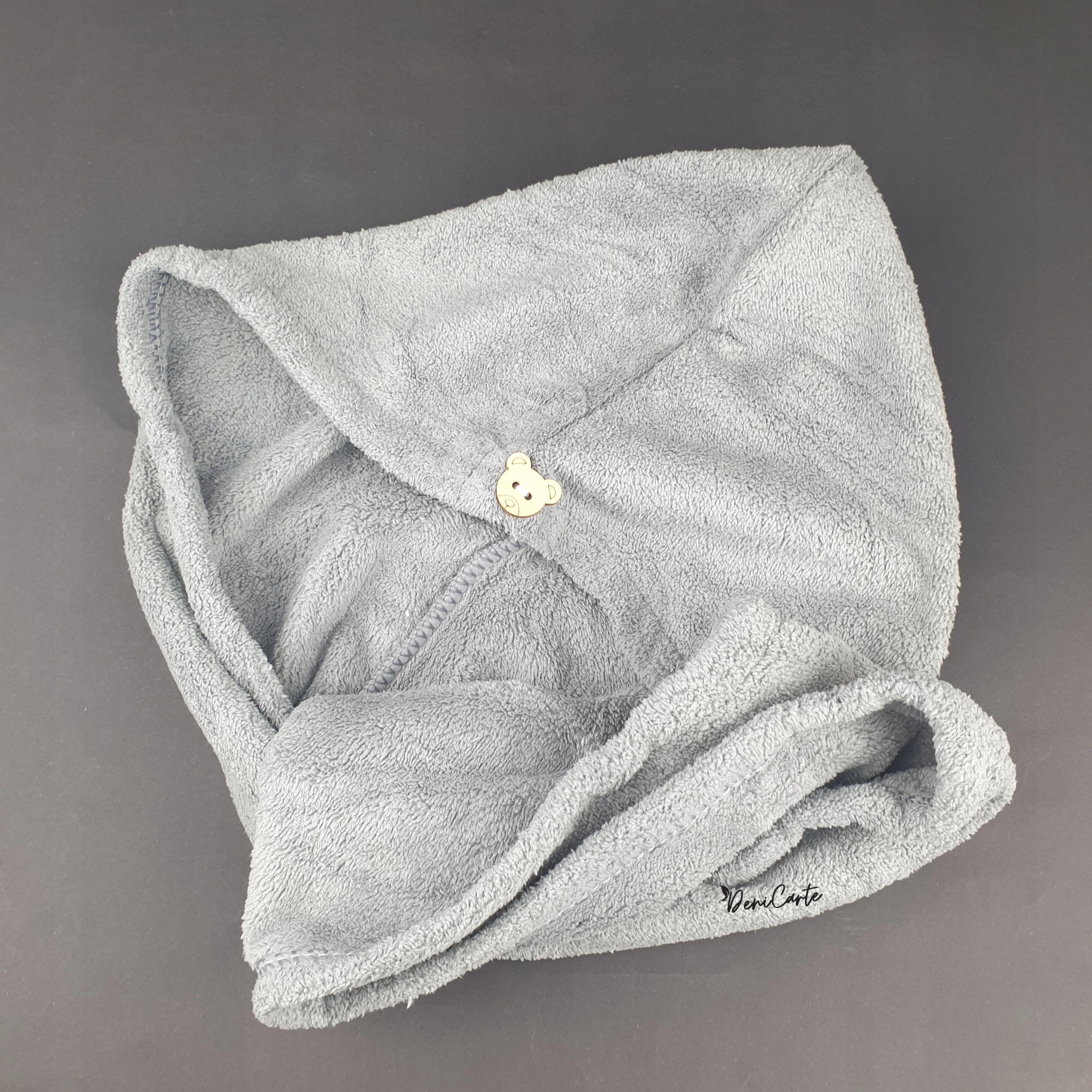 GRUBY CHŁONNY RĘCZNIK NA GŁOWĘ,TURBAN DO WŁOSÓW Marka Deni Carte