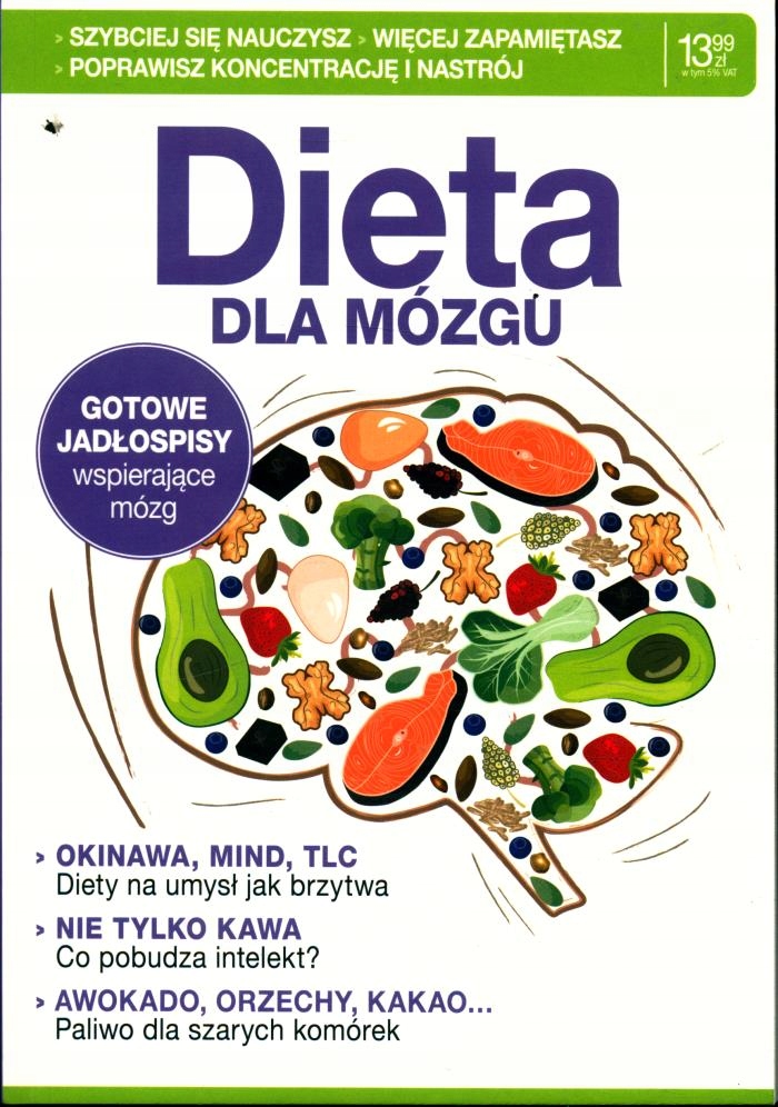 DIETA DLA MÓZGU. Poradnik + przepisy.