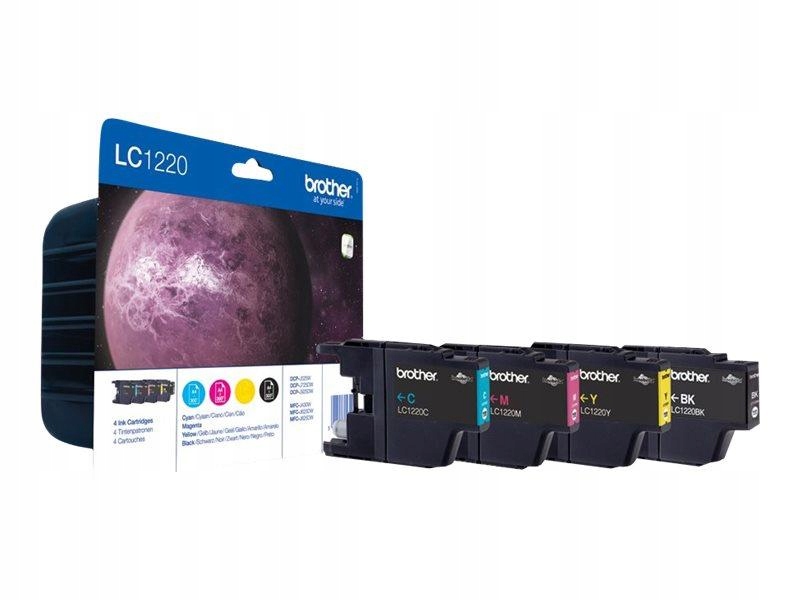 Brother LC1220VALBP Zestaw Brother LC1220 Cmyk Blister Pack 300str