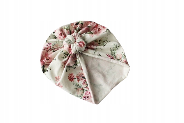 

Czapka turban bukieciki kwiaty supełek Lekki 44-46