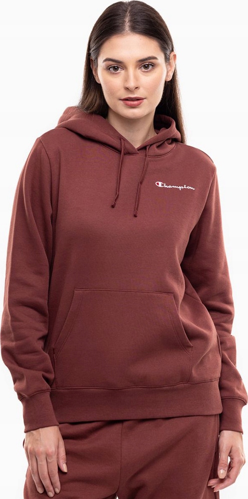 Mikina Champion Hooded Hnědá 117530 MS524 vel. S