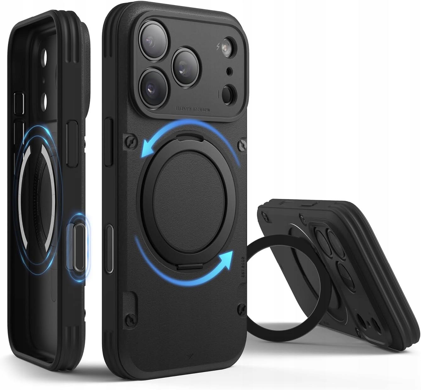 iPhone 17 Pro Pouzdro elago MagSafe Stojan 360 Tlačítko Kamery Pancíř Černá