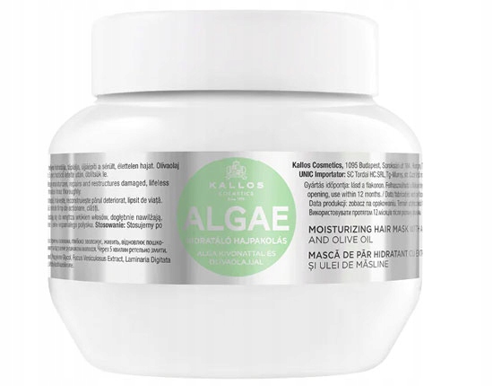 KALLOS KJMN MASKA NAWILŻAJĄCA Z ALGAMI ALGAE 275ml