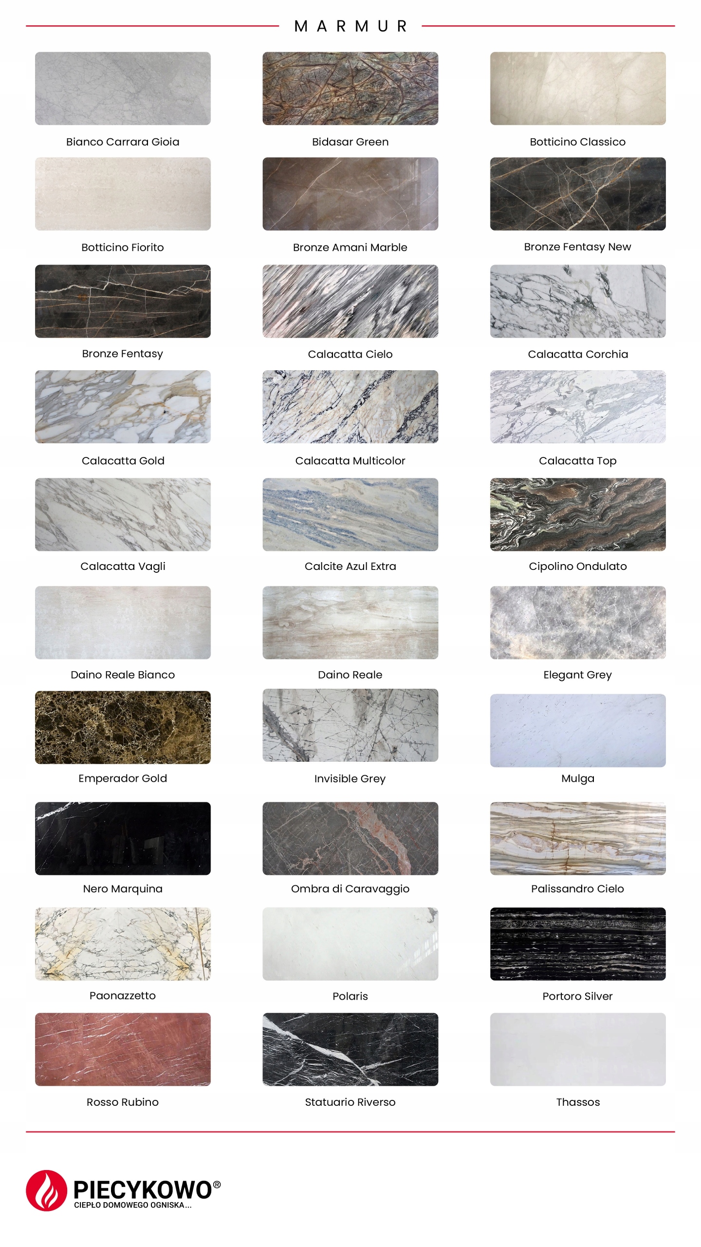 Portal kominkowy 107 biały marmur Mulga Rodzaj wkładu prosty