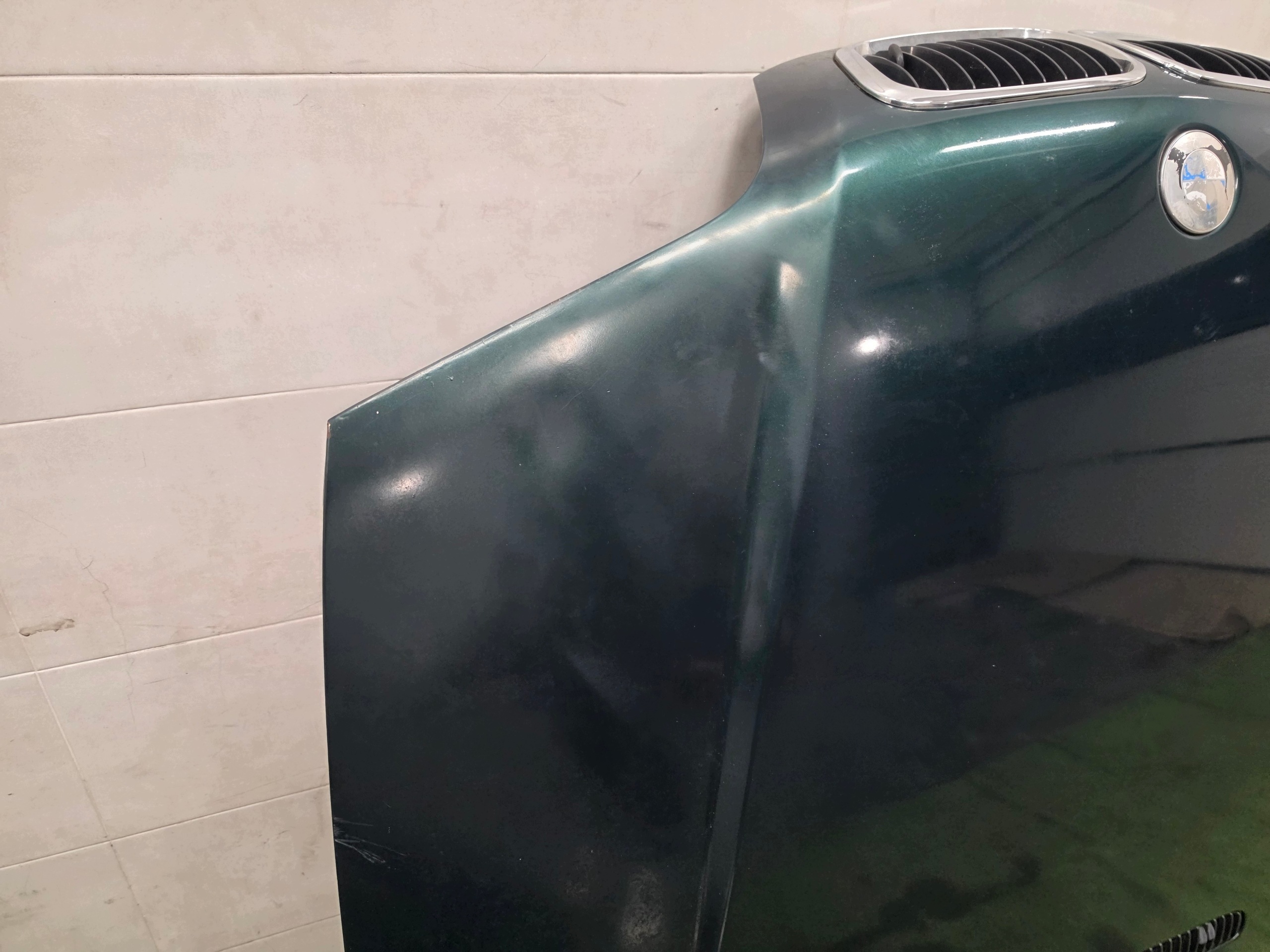 BMW 3 E46 capot couleur 386 FARNGRUEN PEARL METALLIC