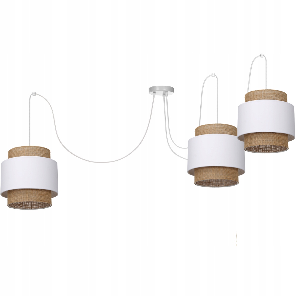 

Sufitowa Boho Lampa Wisząca Jutowa Spider Pająk