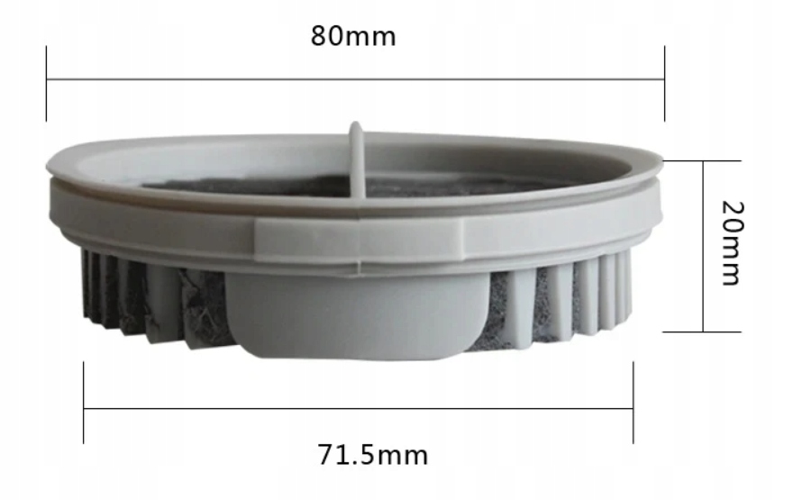 Filtr hepa Xiaomi Roidmi NEX (X20 X30 S2 F8) 2szt + GRATIS EAN (GTIN) 6914161765699