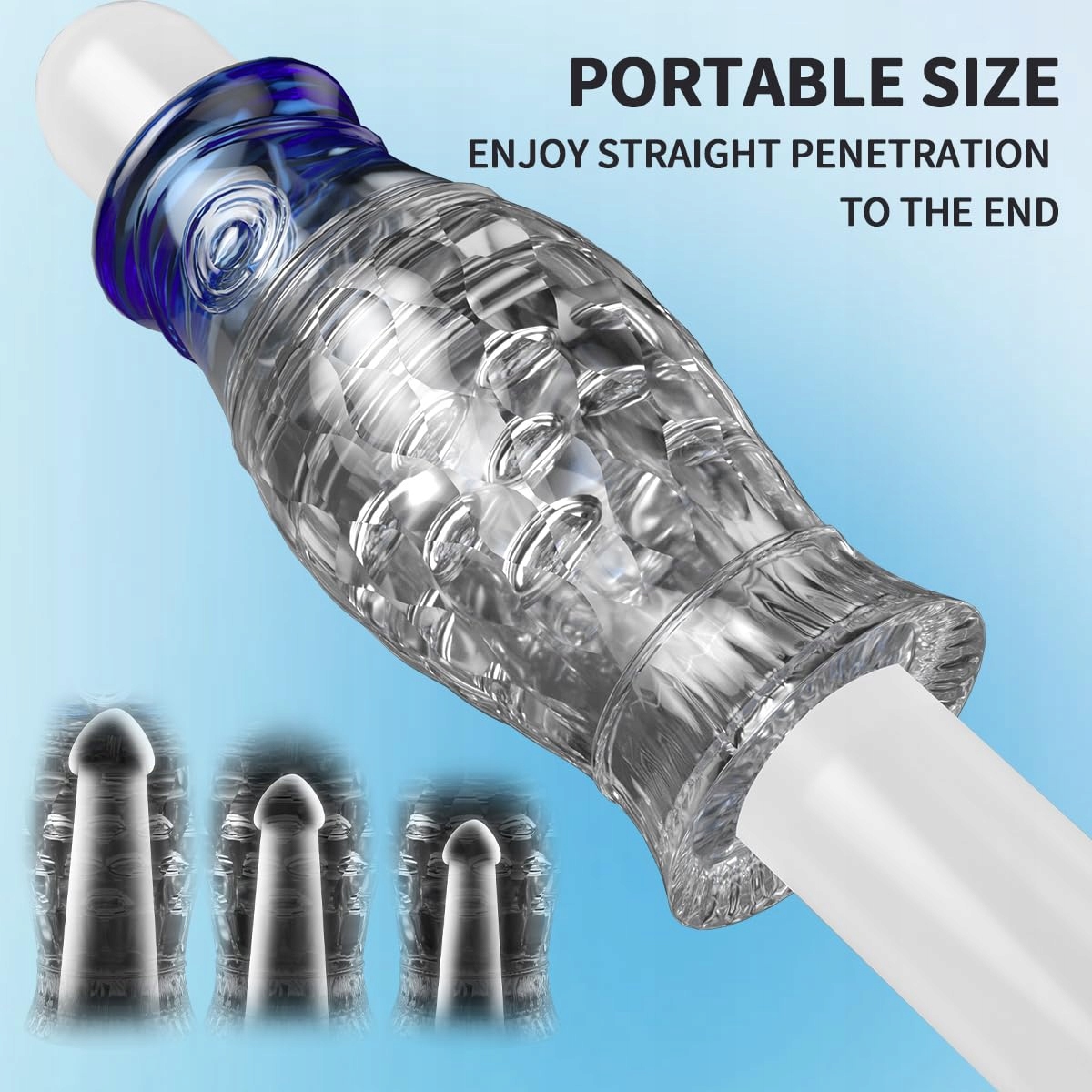 REALISTIC Masturbator 3D Vagina Klitoris Anal Trening Erotyczny — miniatura 4