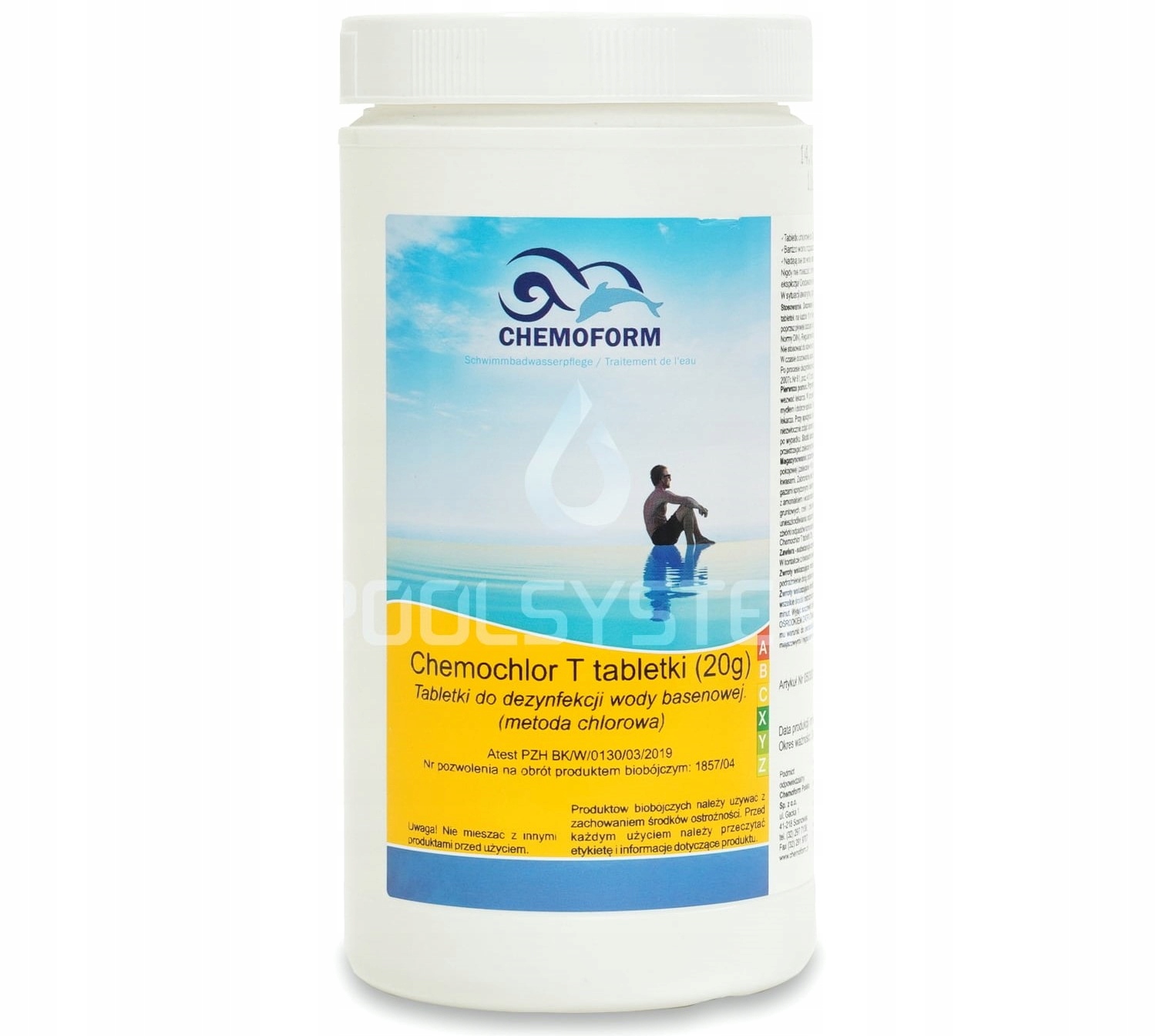

Chemoform Chemochlor T tabletki chlorowe 20g 1kg