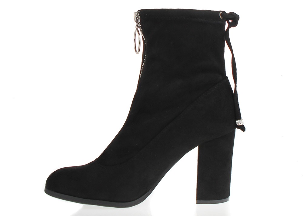 WYGODNE ZAMSZOWE DAMSKIE JESIENNE BOTKI 38 Marka inna