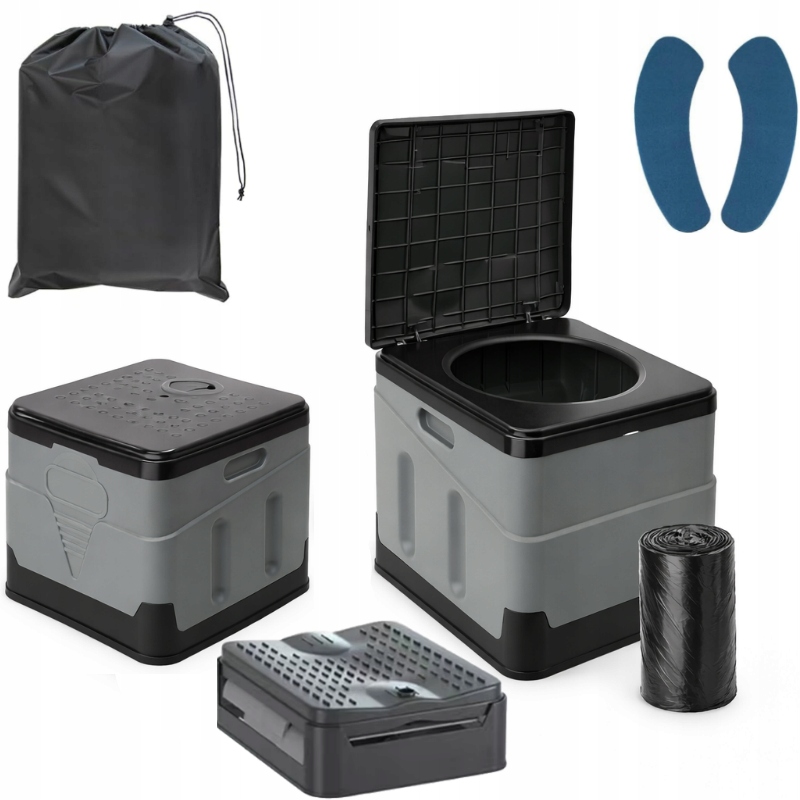 Toaleta Turystyczna Składana Wc Kempingowa Samochodowa Mocna Przenośna