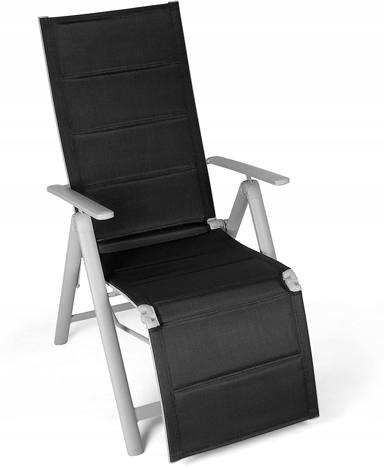 Záhradné kreslo Vanage čierna/sivá VG-8465