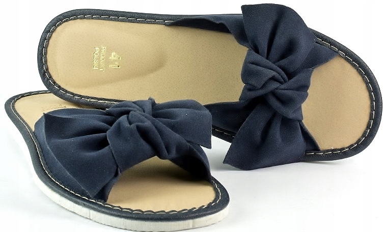 KAPCIE PANTOFLE KLAPKI DOMOWE DAMSKIE Rozmiar 38