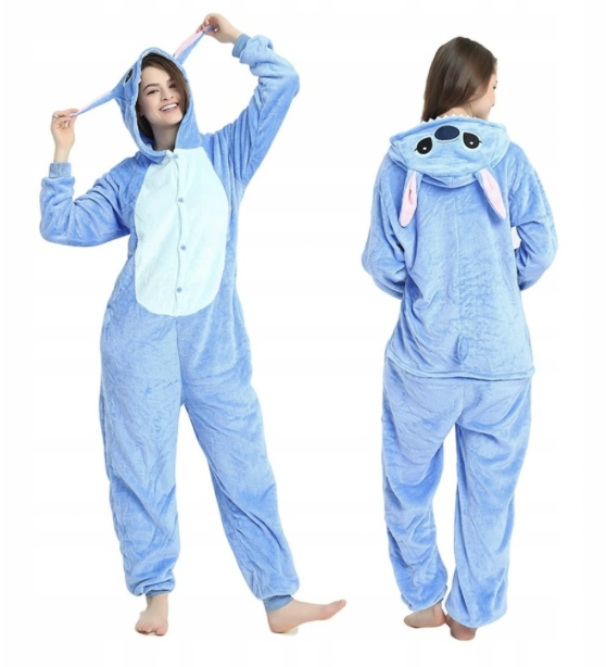 STICZ STICH TEPLÁKOVÁ SÚPRAVA ONESIE PYŽAMOVÝ OVERAL XL