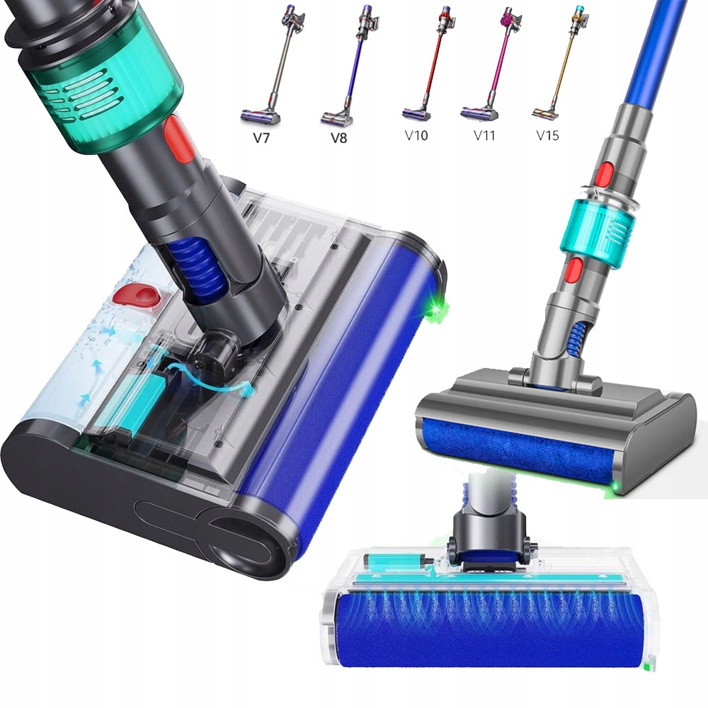 Led Kartáč Pro DYSONV7 V8 V10 V11 V15, Omyvatelný Váleček Na Tvrdé Povrchy