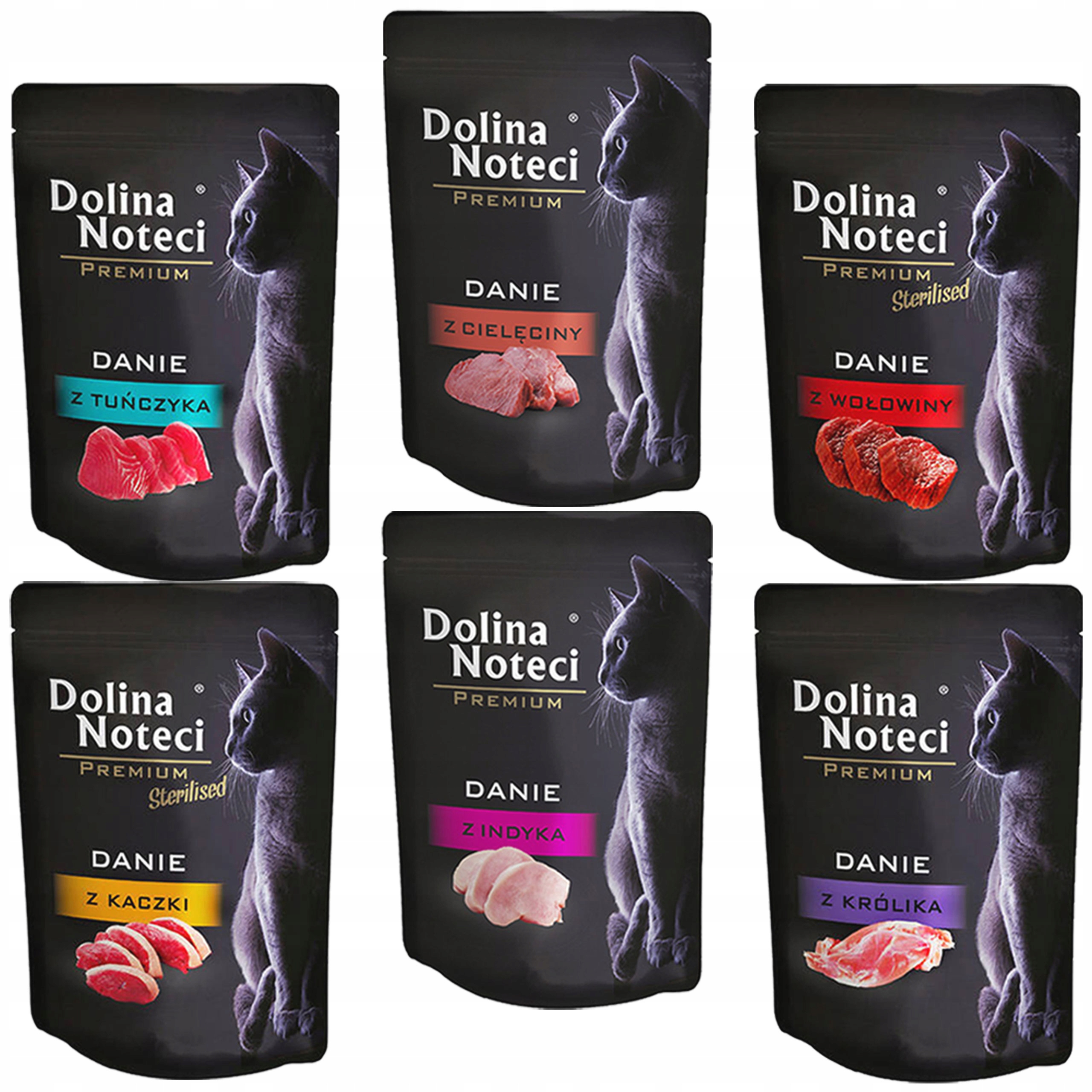 Levně Dolina Noteci Premium Jídlo mokré krmivo pro kočky mix chutí 150 x 85 g