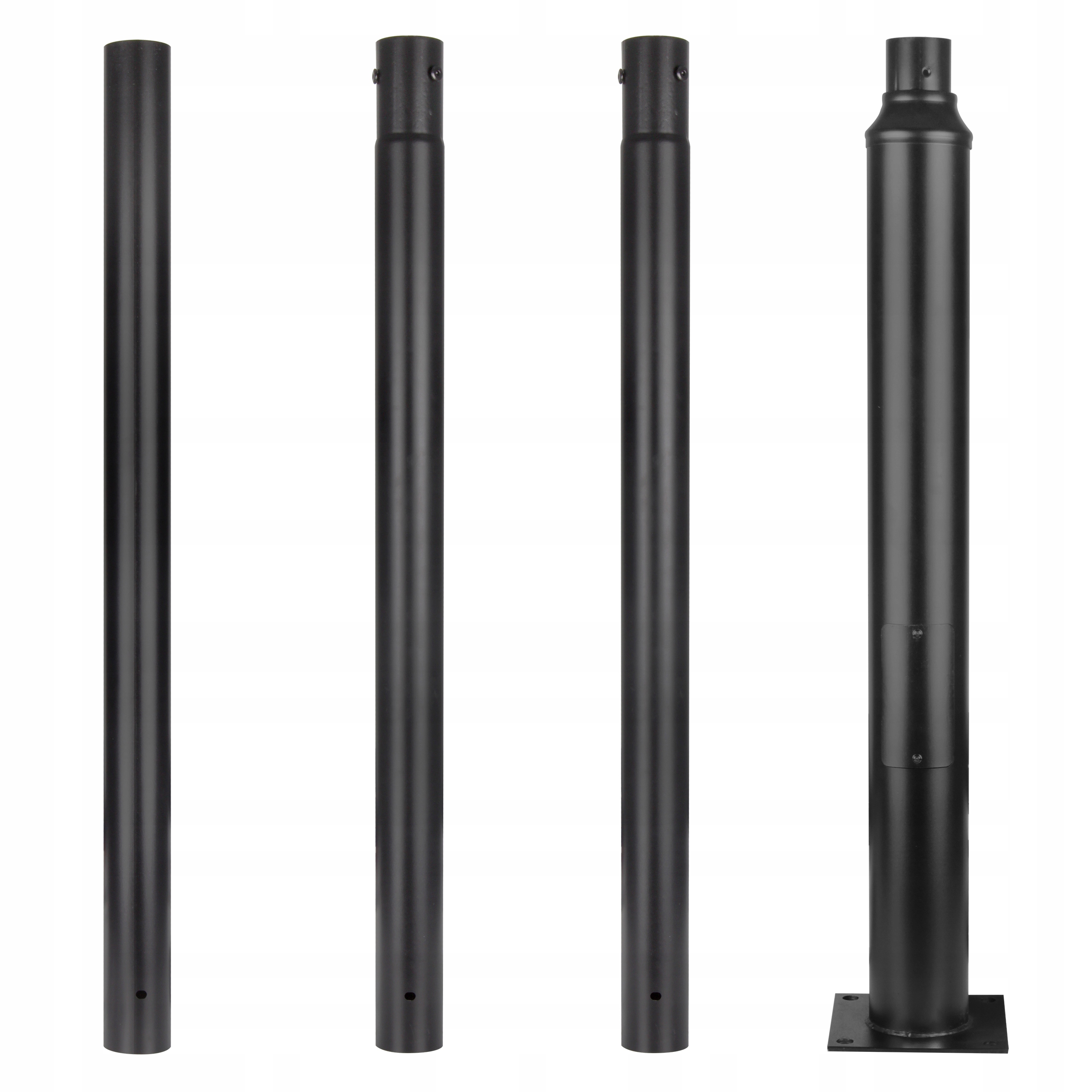 Silniční osvětlovací sloupek 4M Pouliční Lampa Revize Ø76 mm 20x20 cm