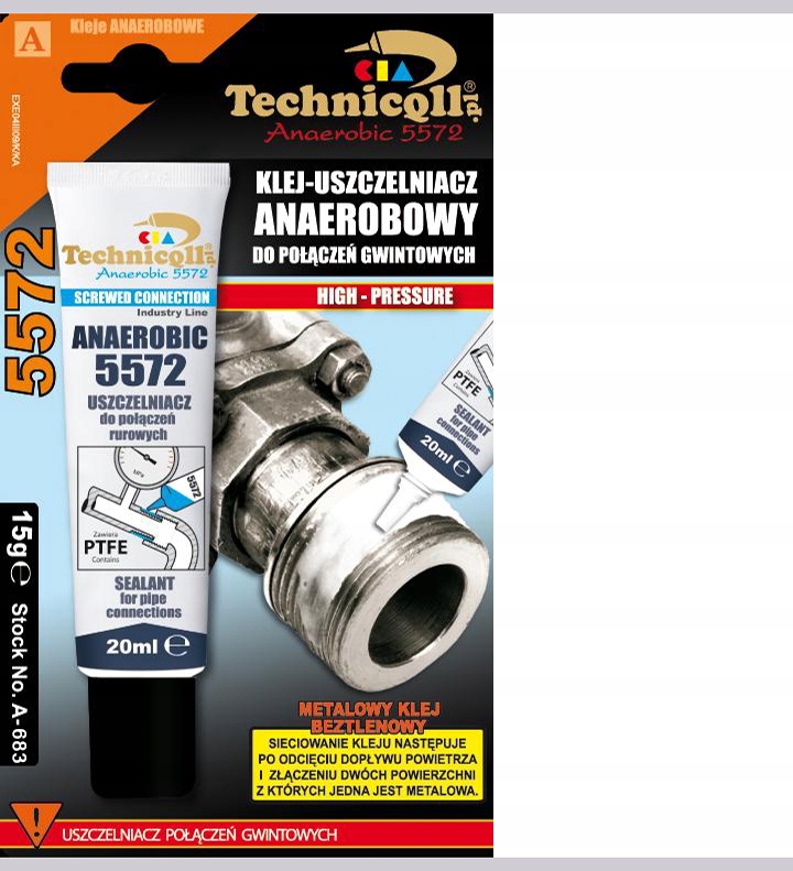 KLEJ USZCZELNIACZ ANAEROBOWY 5572 Z TEFLONEM 50g
