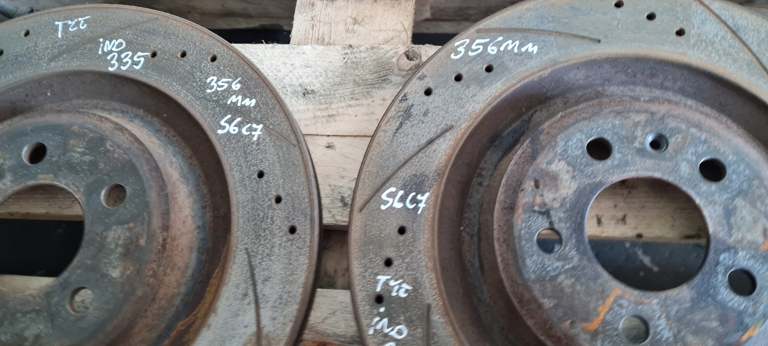 S6 C7 4G A6 calipers caliper discs brake rear part rear. 356MM A7 S7
