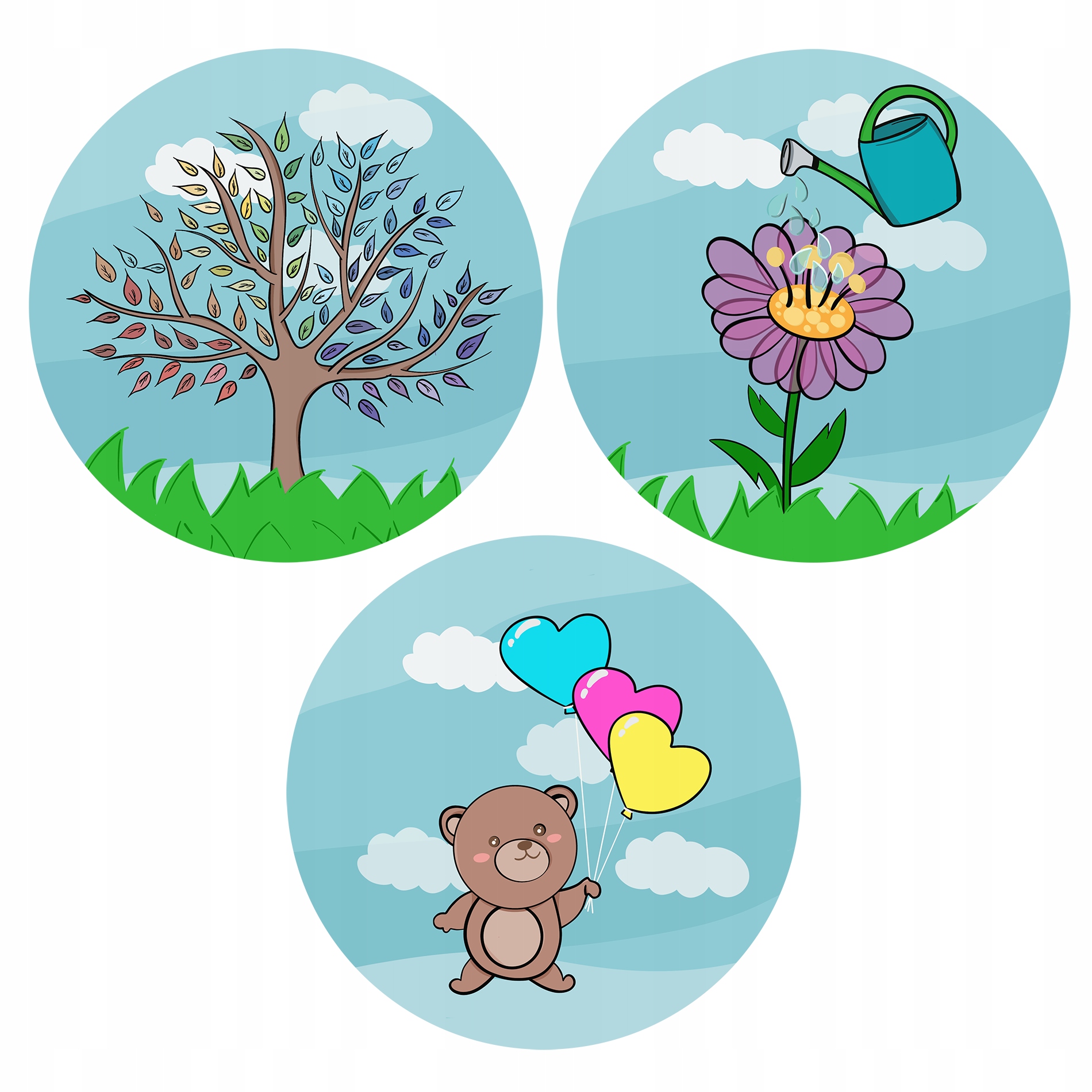 

3x Magiczne naklejki do nocnika termiczne naklejka