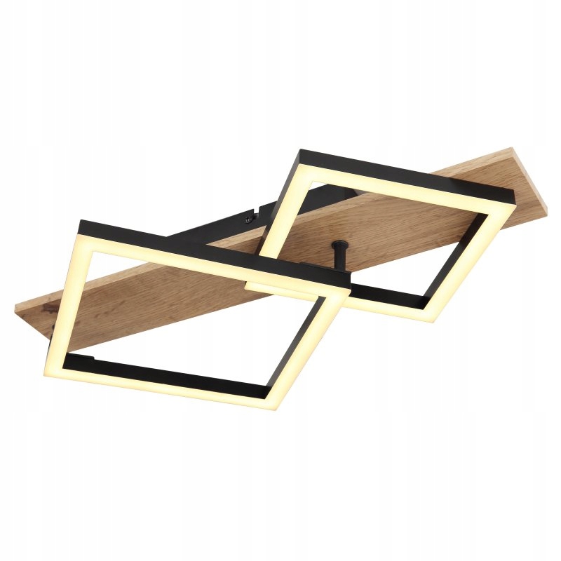 Stropná lampa Led Beatrix 3000K 18W čierno-hnedá Globo