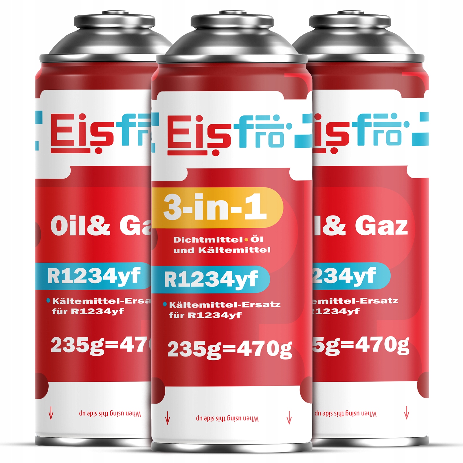 3x Gaz Do Klimatizace R1234yf chladivo 2v1 3v1 705g