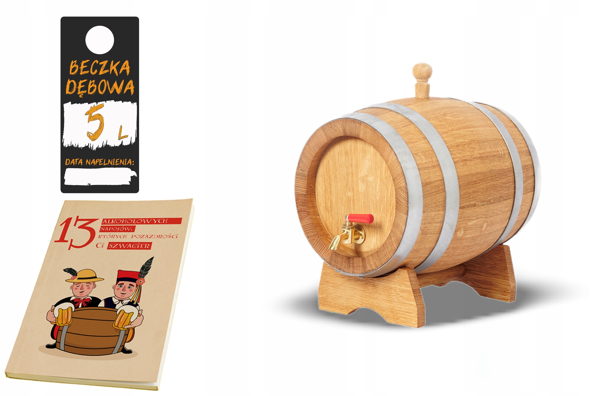 Ketałek Dubový sud 5l pálená whisky likéry dárek (certifikát Pzh)