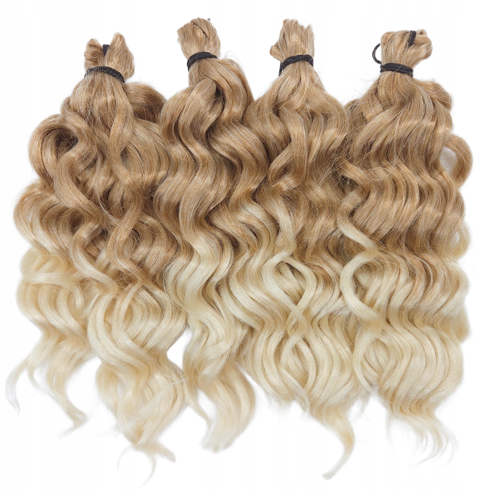 Syntetické vlasy Afroloki Kanekalon Blanka Ombre Blond 30 cm 250 g #T27/613