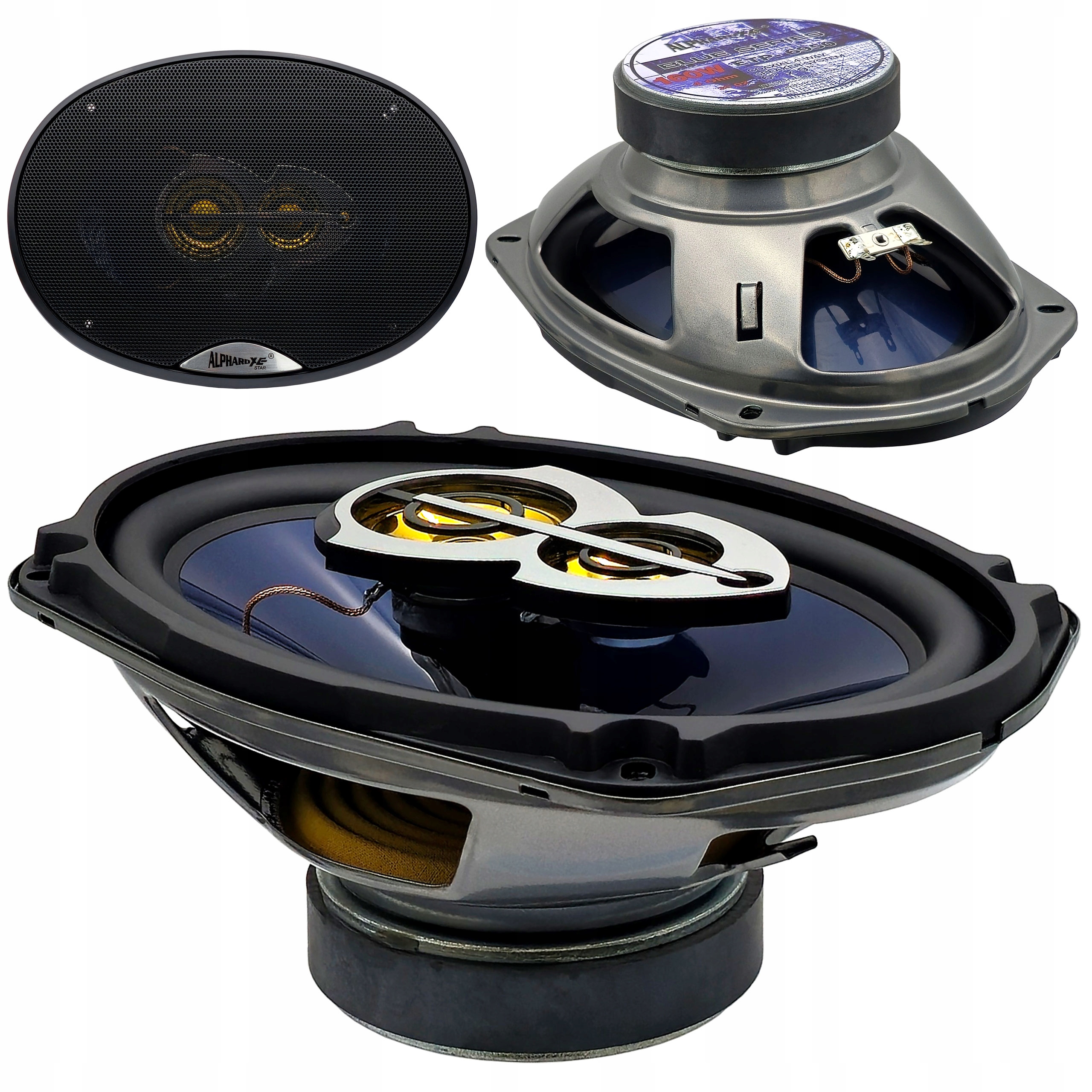 Reproduktory do auta Elipsa 6/9" ETP-6950 Alphard 80/160W