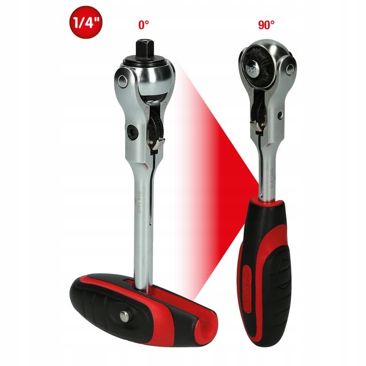Račňa 1/4" mini výkyvná 914.1405