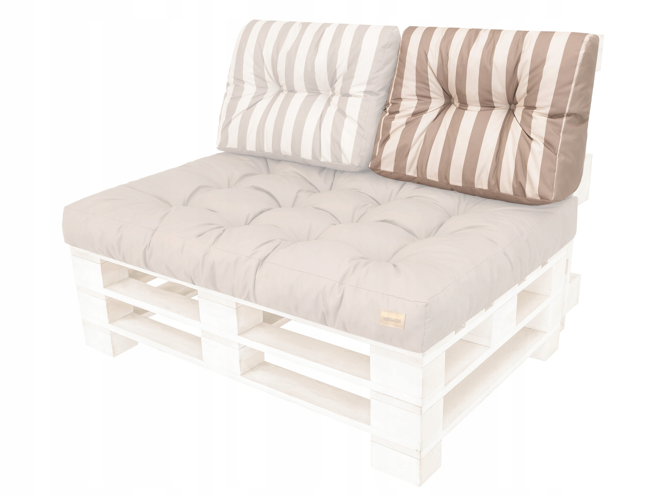 Malá polštář na opěradlo pro lavičku z palet 60x40