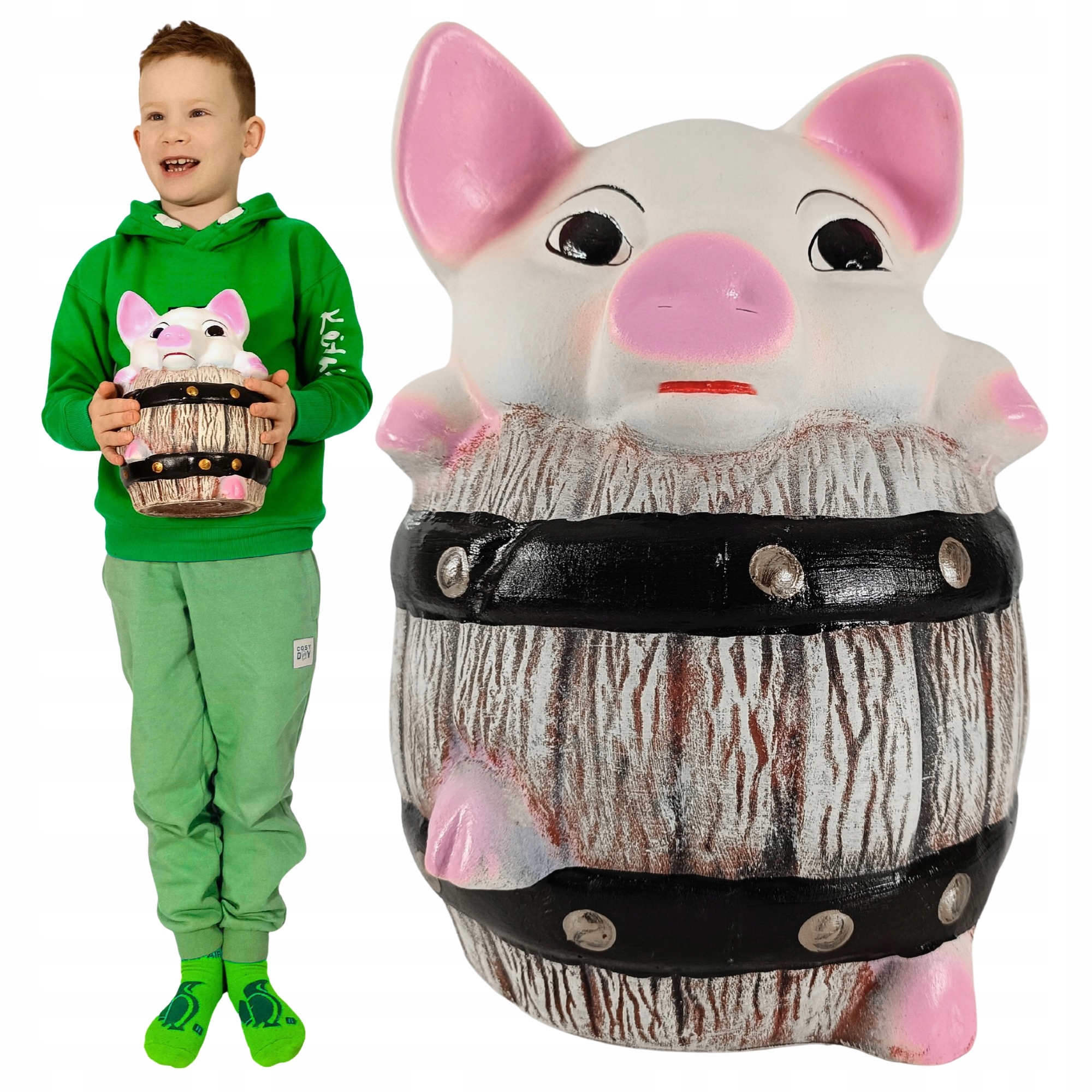 Prasátko pokladnička S Jménem personalizovaná Velká XL ručně malovaná