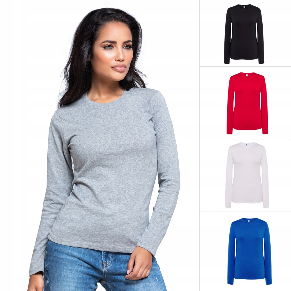 

Jhk Koszulka Damska T-shirt Długi Rękaw 150G M