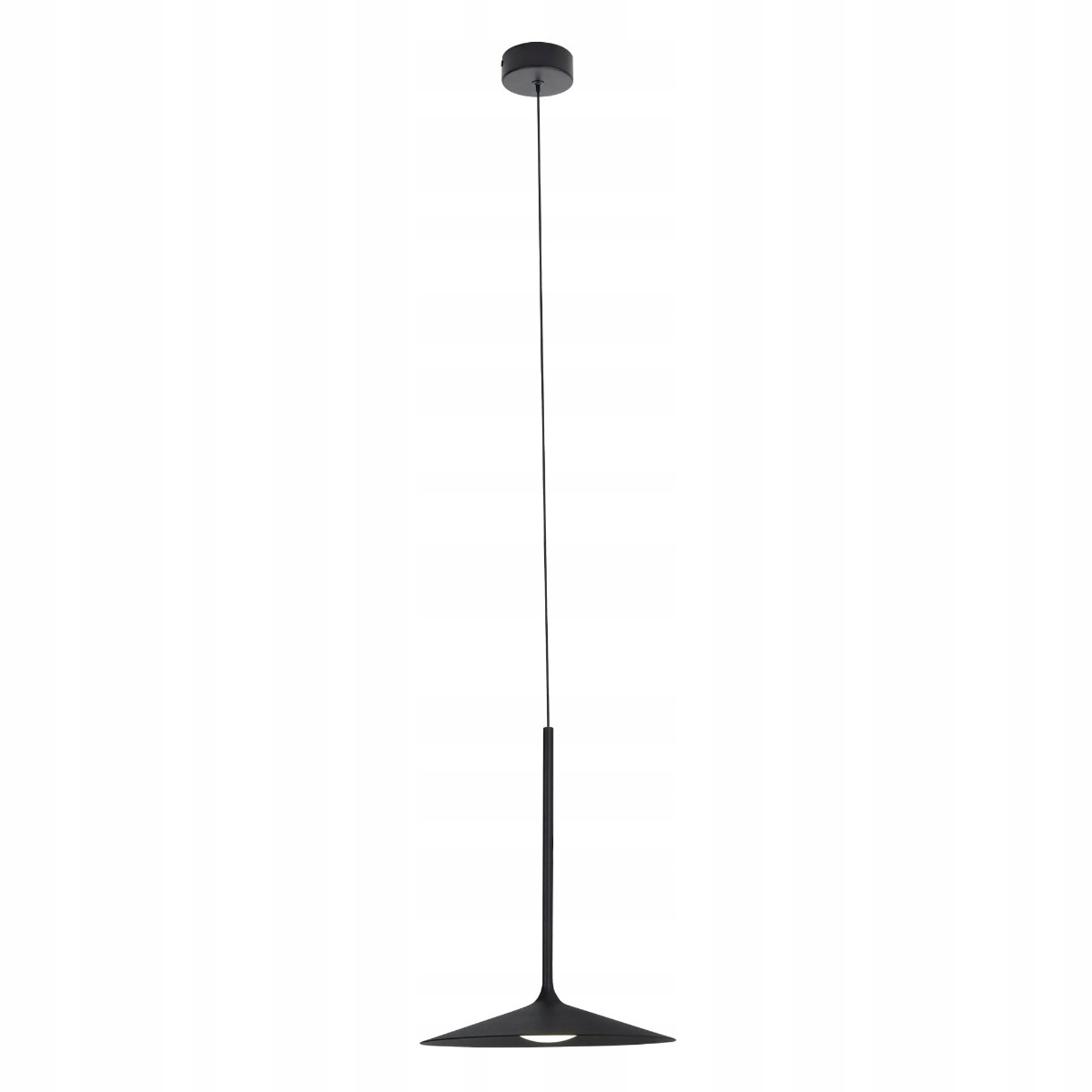 Industriálna závesná lampa čierna minimalistická okrúhla nad stôl Maxlight