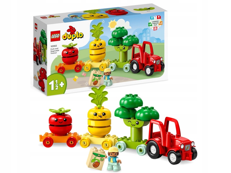 

Lego Duplo Traktor z warzywami i owocami 10982