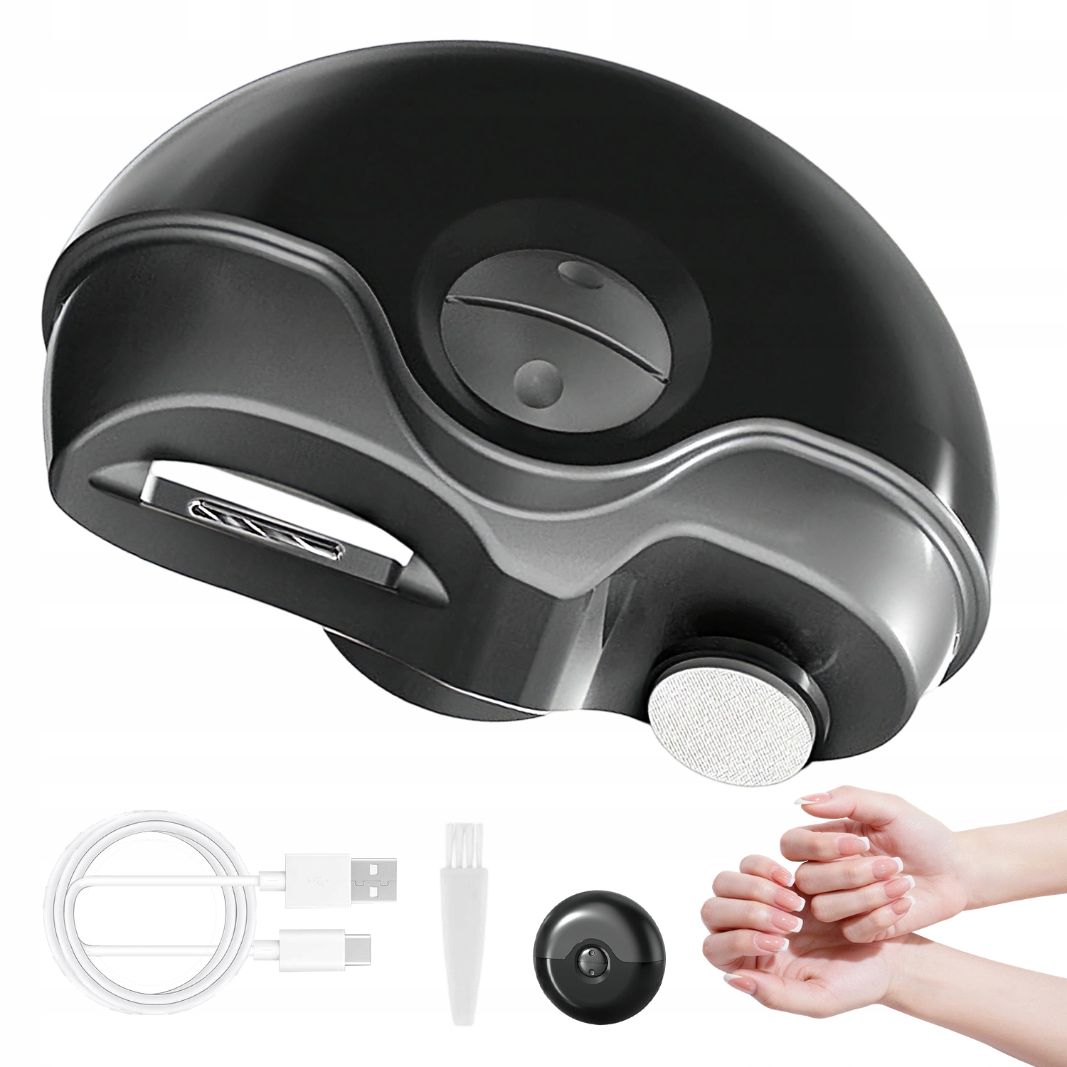 Elektrický Kleštičky Na Nehty 2V1 S Pilníkem A Zásobníkem Na Piliny