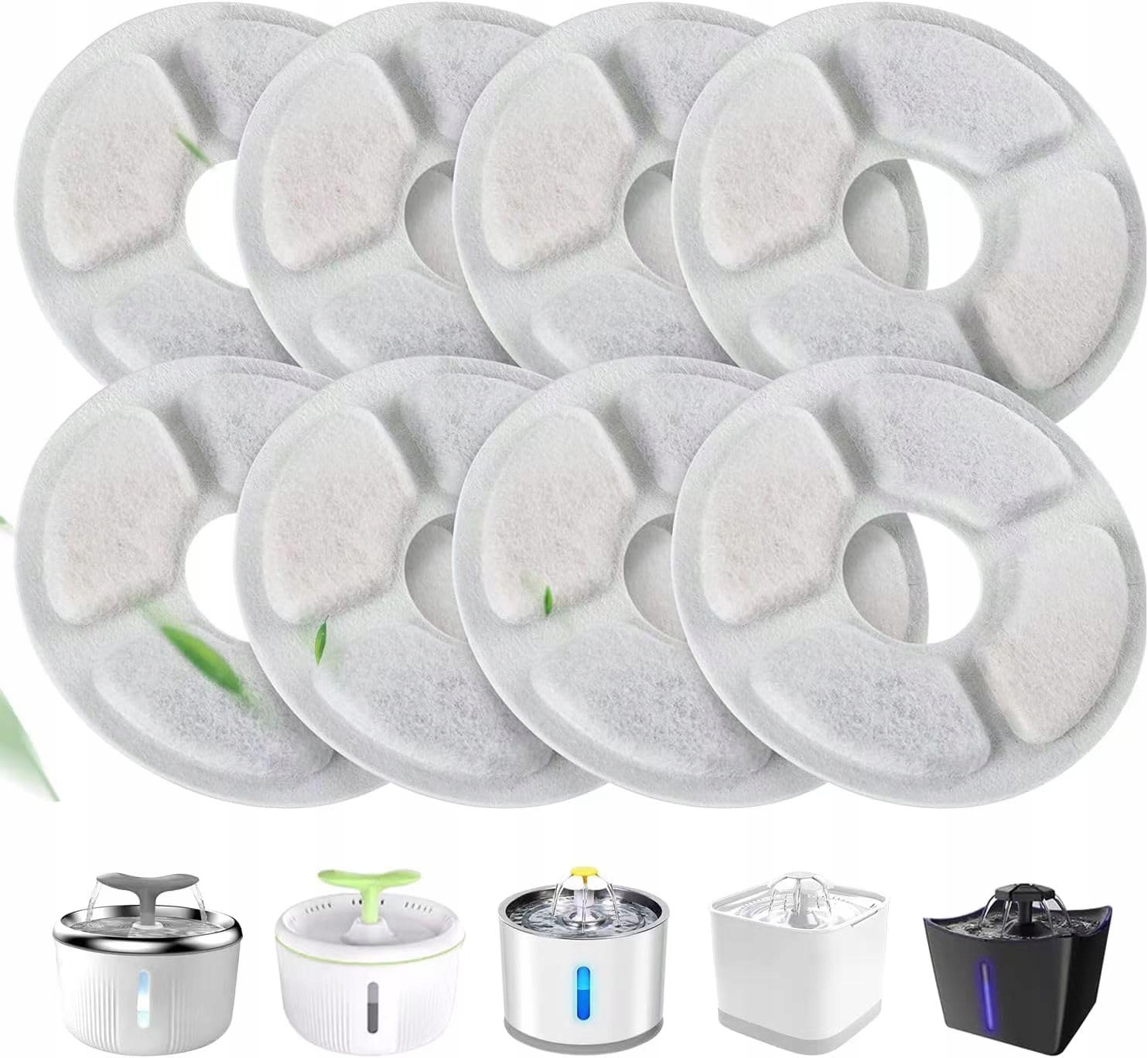 Levně Filtr Na Napáječky Pro Kočky, 8 Kusů