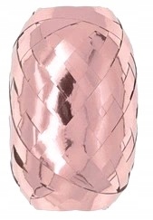 

Wstążka do balonów błyszcząca Rose Gold 5mm 10 M