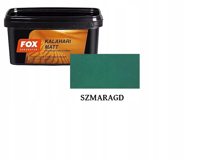 

Fox Farba strukturalna Kalahari Matt 1l Szmaragd