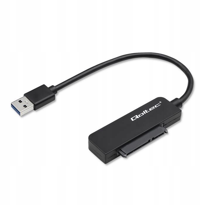 Kabel adapter Qoltec Sata Przejściówka na dysk Ssd Hdd 2.5" Usb 3.