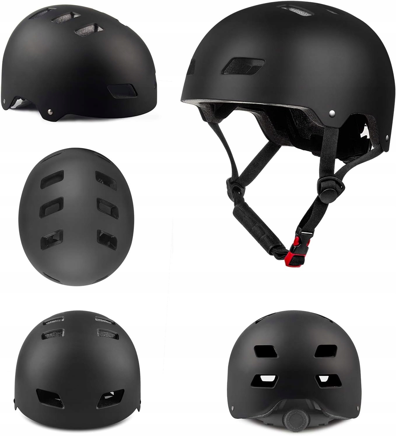 Kask Rowerowy Dziecięcy S (51-54 cm) Na Deskorolkę Hulajnogę Z Wentylacją