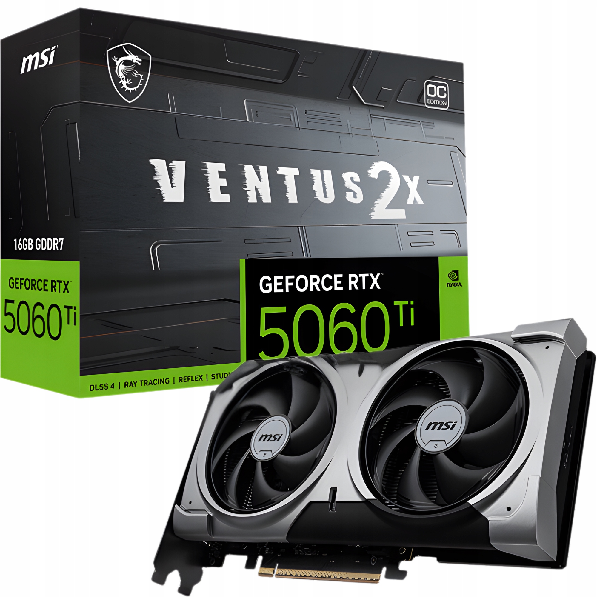 Karta graficzna MSI GeForce RTX 5060 Ti 16G VENTUS 2X OC PLUS