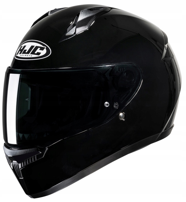 Hjc C10 Čierna Integrovaná Motocyklová Prilba Čierna