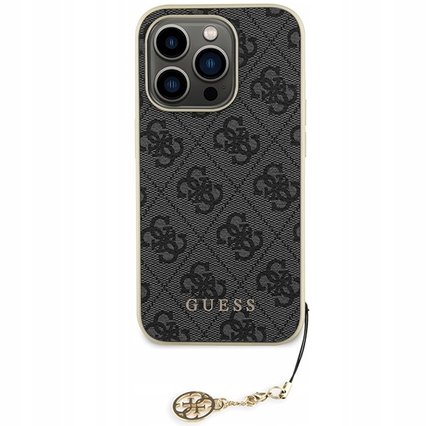Pouzdro Guess obal Charms přívěsek pouzdro zadní krytka pro iPhone 15 Pro